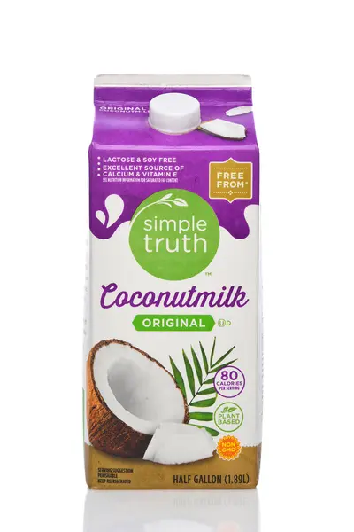 Irvine California Mar 2024 Carton Simple Truth Coconutmilk Original Flavor Royalty Free Stock Photos