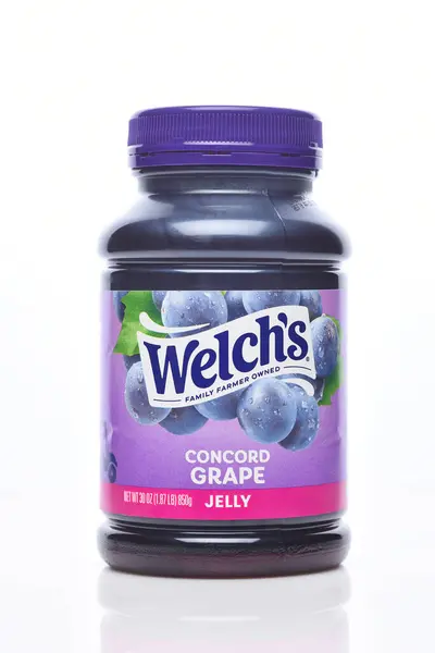 Irivne California Mar 2024 Jar Welchs Concord Grape Jelly Royalty Free Stock Images