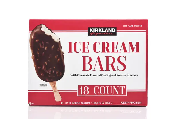 Irvine California Mar 2024 Box Kirkland Signature Ice Cream Bars Royalty Free Stock Photos