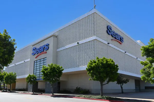 Whittier Californie Avril 2024 Grand Magasin Sears Dans Centre Ville Images De Stock Libres De Droits