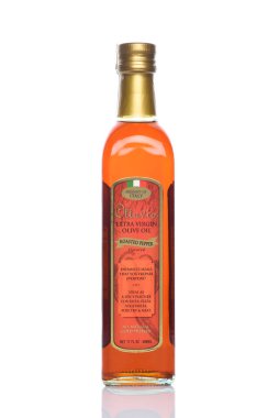 IRVINE, CALIFORNIA - 6 SEPT 2024: A bottle of Ottavio Extra Virgin Olive Oil Roasted Pepper flavored.  clipart