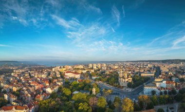 Varna, Bulgaristan için varsayım The Cathedral havadan görünümü