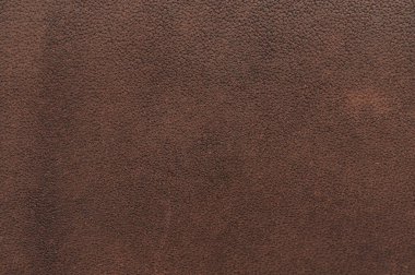 Hakiki kahverengi renkli cilt materyali makro yakın görünüm