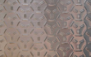 Tutmak için elmas şekilli demir metal parlak levha