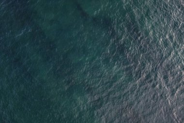 Soyut yeşil deniz suyu arkaplan deseni düz görünüm