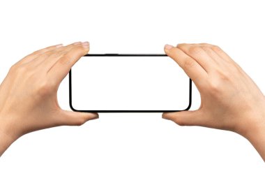 Akıllı telefonla fotoğraf çek ve boş ekranda boşluğu kopyala 