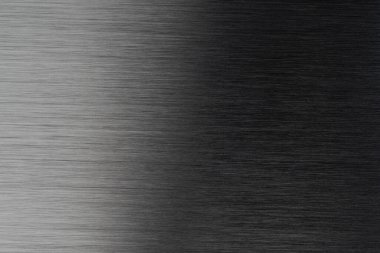 Fırçalanmış metal levha makro yakın görünüm derecesi