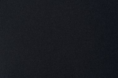 Temiz siyah yumuşak kumaş yüzey makrosu yakın görünüm