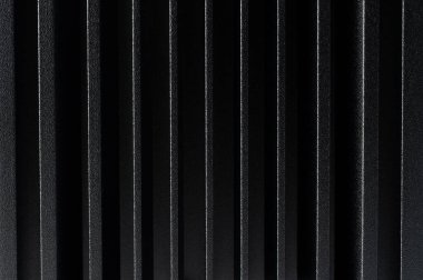 Siyah metal radyatör desen arkaplan yakın görünüm