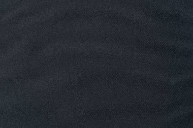 Siyah kumaş dokusu arka plan makro yakın çekim görünümü