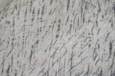 Derin çizgilere sahip beton dokusu makro yakın görünüm