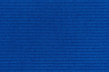 Kumaş mavisi iplik dokusu arkaplan yakın görünüm