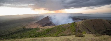 Nikaragua 'daki Masaya Ulusal Parkı' nın panoramik görüntüsü