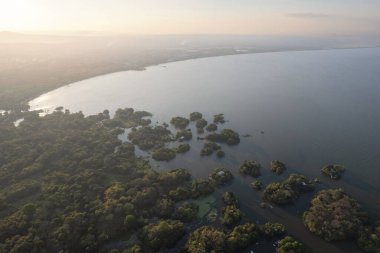 Granada Nikaragua 'daki tropik hava aracı manzarası