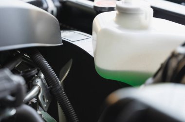 Motor soğutma sistemi pervane ve sıvı yakın görüntülü