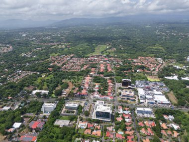 Managua, Nikaragua - 16 Ağustos 2024: Managua kentindeki iş bölgesi