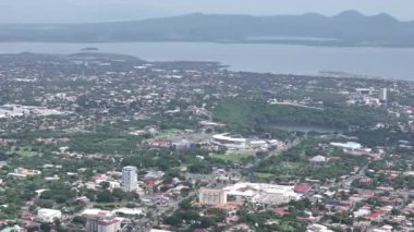 Managua, Nikaragua - 16 Ağustos 2024: Nikaragua 'da Managua şehri panoraması