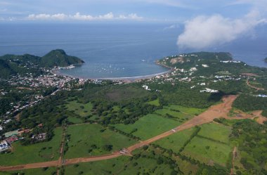 Nikaragua 'da San Juan Del Sur yakınlarında yeni bir yol inşa ediliyor.