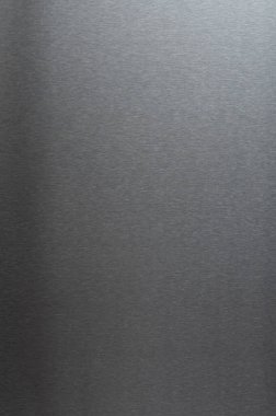 Fırçalanmış alüminyum plaka arkaplan gri renk yakın görünüm