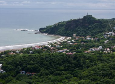 San Juan Del Sur 'daki yeşil doğal hava aracı manzarası