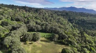 Nikaragua 'daki Penas Blancas Dağı hava aracı görüntüsü