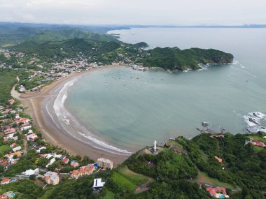San Juan Del Sur 'da geniş bir okyanus körfezi var.
