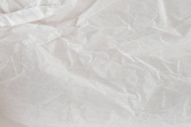 Ezilmiş boş kağıt sayfa makro yakın görünüm