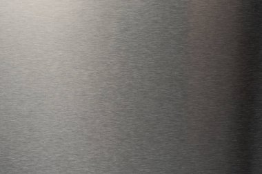 Gri alaşımlı metal makronun pürüzsüz cilalı yüzeyi yakın görünüm