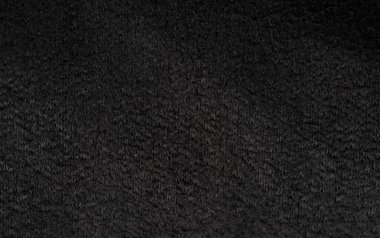 Kıllı siyah kumaş dokusu arka plan makro yakın görünüm