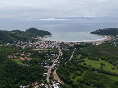 San Juan Del Sur 'daki otoyol hava aracı manzaralı.