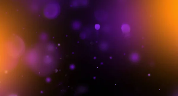 Purple Yellow Lens Flare Particles Abstract Background Christmas Wallpaper — Stock Photo, Image