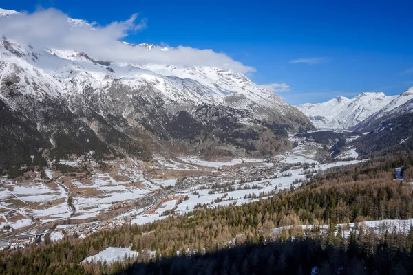 Ski Slopes Val Cenis Vanoise Park France — 图库照片