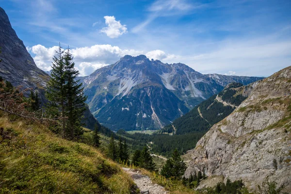 Mountain Forest Landscape Pralognan Vanoise French Alps — Stock Photo, Image