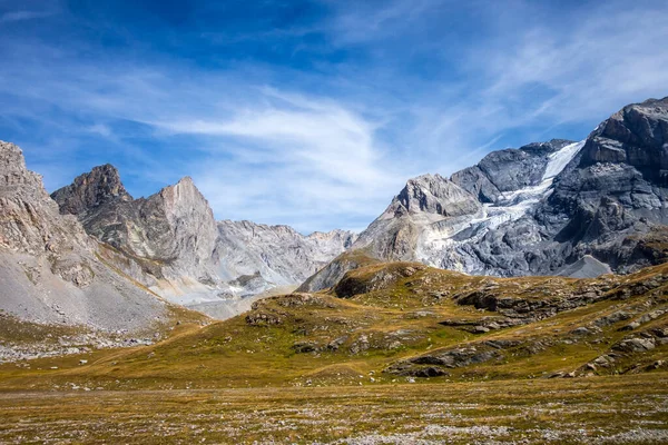 Μεγάλο Τοπίο Παγετώνων Casse Alpine Στο Pralognan Vanoise Γαλλικές Άλπεις — Φωτογραφία Αρχείου