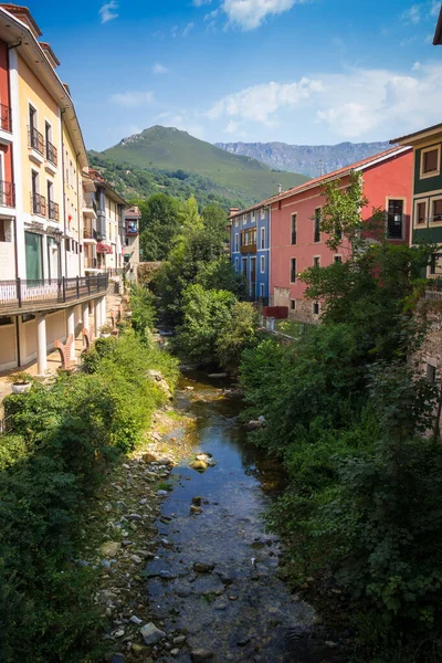 stock image Arenas de Cabrales city in Picos de Europa, Asturias, Spain