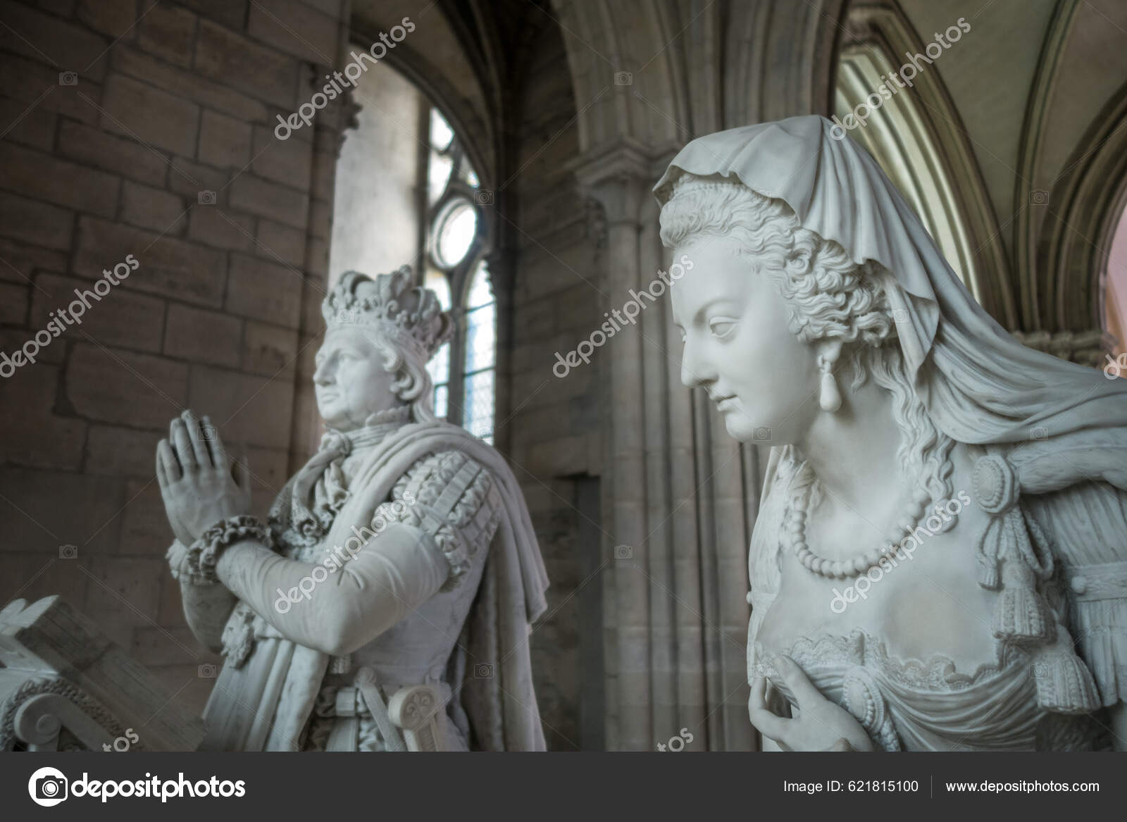 ルイ16世とマリー アントワネットの墓パリのサン ドニ大聖堂