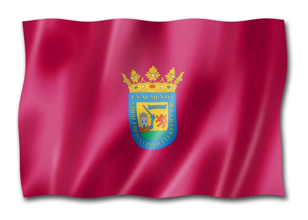 Bandera Provincia Álava España Ondeando Colección Pancartas Ilustración — Foto de Stock