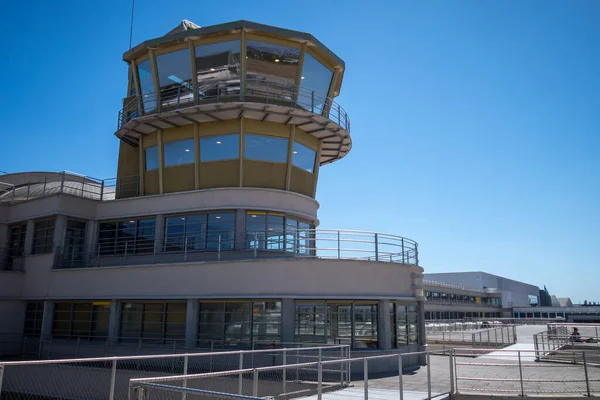 Bourget Francia Agosto 2022 Torre Control Museo Del Aire Espacio — Foto de Stock