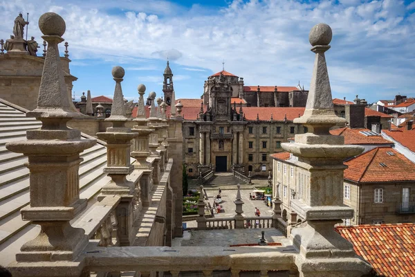 Santiago Compostela View Cathedral Galicia Spain — Stock Photo, Image