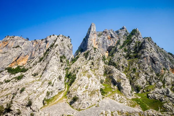 Sendero Cares Ruta Del Cares Cañón Picos Europa Asturias España — Foto de Stock