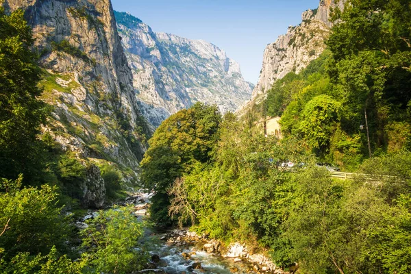 Cares Pfad Ruta Del Cares Der Schlucht Picos Europa Asturien — Stockfoto