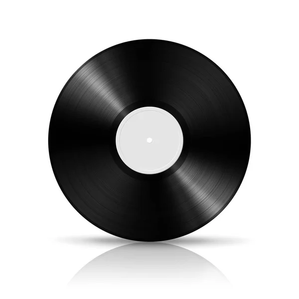 レコード白の背景に隔離されたビニール 3Dイラスト — ストック写真