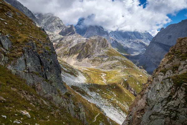 Grande Casse Paysage Glaciaire Alpin Pralognan Vanoise Alpes Françaises — Photo