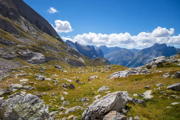 Paesaggio Montano Pralognan Vanoise Alpi Francesi — Foto Stock