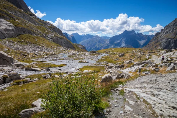 Pralognan Vanoise Deki Dağ Manzarası Fransız Alpleri — Stok fotoğraf
