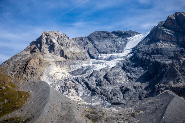 Grande Casse Paysage Glaciaire Alpin Pralognan Vanoise Alpes Françaises — Photo