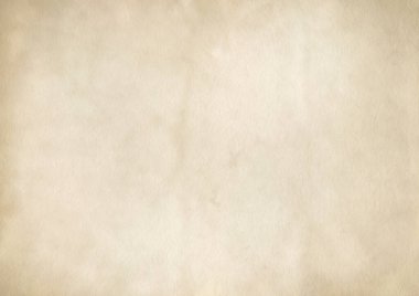 Old parchment paper texture background. Horizontal vintage wallpaper