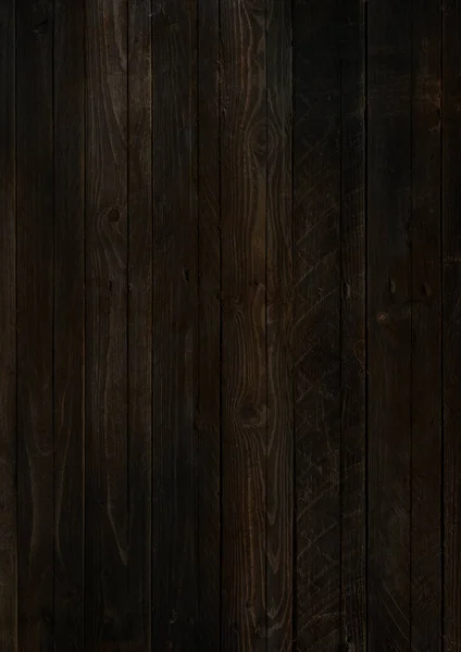 Old Black Wood Texture Background Horizontal Wallpaper — Stock Photo, Image