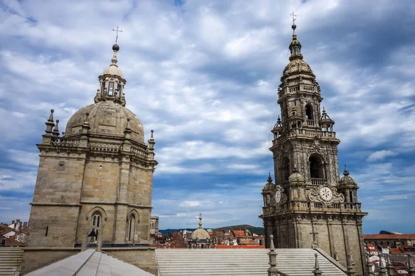 Catedral Santiago Compostela Galicia España Vista Desde Techo — Foto de Stock