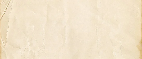 Old Parchment Paper Texture Background Horizontal Banner Vintage Wallpaper — Stockfoto